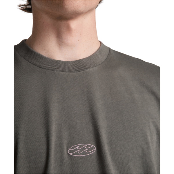 2026 Billabong Mens Og Wave Short Sleeve Knit Top EBYKT00113 - Pewter